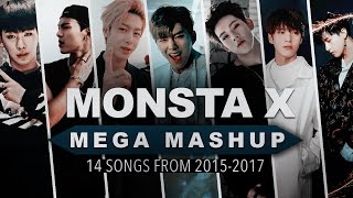 MONSTA X 2 YEAR MEGAMASHUP  14 Songs From 20152017 [upl. by Deana]