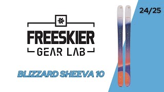 FREESKIER Gear Lab First Impression Blizzard Sheeva 10 [upl. by Darby404]