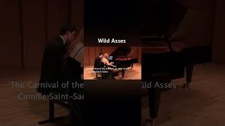 The Carnival of the Animals III Wild Asses piano classicalcomposer funmusic [upl. by Bobina]