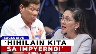 Hihilain ni FPRRD Si Risa Hontiveros [upl. by Ihcalam]