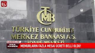 Kardelen TV  MEMURLARIN FAZLA MESAİ ÜCRETİ BELLİ OLDU [upl. by Nennahs]