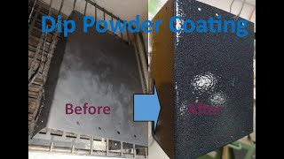 Dip Powder Coating TUTORIAL  Learn the BASICS for using your school equipment  MrMacHowto [upl. by Yhtnomit]