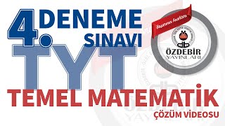 Şubat 2024  YKS 4 Deneme Sınavı TYT TEMEL MATEMATİK Çözüm Videoları [upl. by Ayra70]