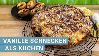 Vanille Schnecken  In drei Varianten und in Kuchenform [upl. by Delphina]