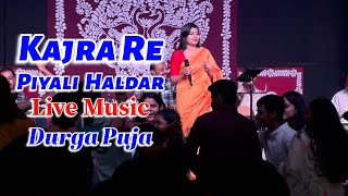 Kajra Re  Song  Piyali Haldar at Durga Puja TPCLPS  Live Music song music livemusic [upl. by Reve78]