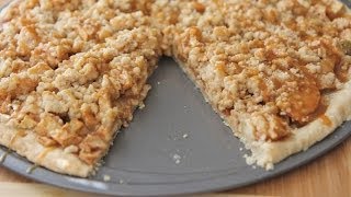 Caramel Apple Crisp Pizza Recipe Dessert Pizza [upl. by Stelu89]