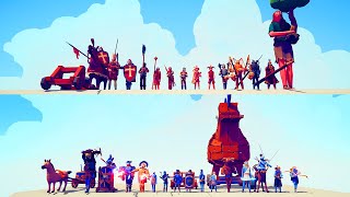 MEGA MEDIEVAL vs MEGA ANCIENT TEAM  TABS  Totally Accurate Battle Simulator [upl. by Laks]