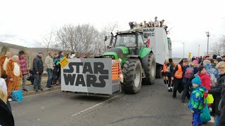 Faschingszug Himmelstadt mit 58 Wagen und Fußgruppen der schönste längste Faschingzug in der Region [upl. by Reprah174]