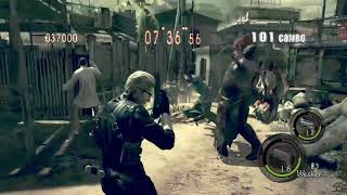 The Mercenaries  Coop MateusBSAA Resident evil 5 Público assemply e Prison  MURILO GAME X [upl. by Cheyney249]