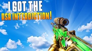 I GOT THE RSA INTERDICTION BO3 RSA Interdiction Gameplay amp Funny Moments DLC Sniper Supply Drop [upl. by Greenlee675]