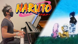 Naruto Ending 1  Wind by Akeboshi piano cover  sheet music [upl. by Aynekat739]