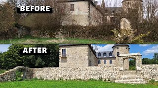 Ep 59 À sa création le parc ressemblait peutêtre à ça  Transformation dun château abandonné [upl. by Llabmik]