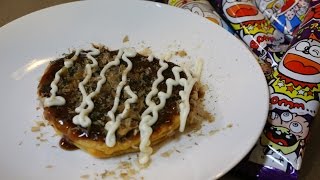 UMAIBO Okonomiyaki Cheap Candy Okonomiyaki Recipe [upl. by Airlia]