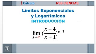 LÍMITES EXPONENCIALES Y LOGARITMICOS [upl. by Barnett]