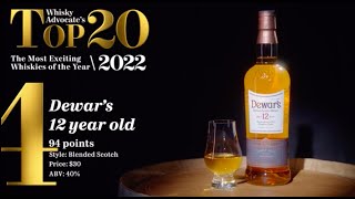 Dewars 12 year old—4 in Whisky Advocates 2022 Top 20 [upl. by Ael]