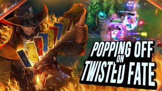 Playing Twisted Fate vs Diamond Players  Twisted Fate vs Taliyah Mid [upl. by Weiser656]