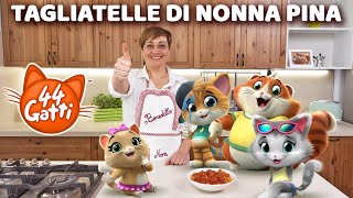 LE TAGLIATELLE DI NONNA PINA  Ricetta Speciale di Benedetta con 44GattiIT 😻🍝😽 [upl. by Sirahs278]