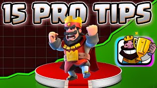 15 SECRET Tips NO ONE Knows in Clash Royale [upl. by Anizor420]