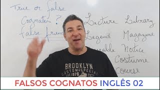 FALSOS COGNATOS  FALSE COGNATES  FALSE FRIENDS  PART 02 [upl. by Sachsse]