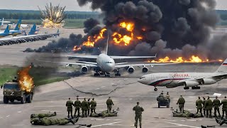 The Beginning of Putins Defeat Russian International Airport Destroyed by US and Ukrainian Troops [upl. by Bucher]