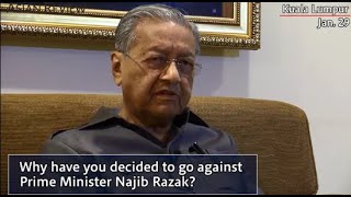 Mahathir ready to take on Najib [upl. by Rimidalb7]