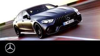 MercedesAMG GT 4Door Coupé 2018 World Premiere  Trailer [upl. by Ecnatsnok770]