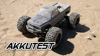 Traxxas Maxx V2  Akkulaufzeit mit größeren Reifen [upl. by Orly]