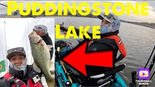 Puddingstone Lake Kayak Fishing [upl. by Bibbie]