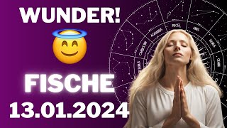 FISCHE ♓️⭐️ EIN WUNDER FÜR DICH 😱 Horoskop  13Januar 2024 fische tarot [upl. by Einhorn]