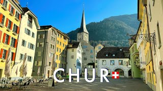 Chur Walking Tour 4K  The oldest city of Switzerland [upl. by Norman]