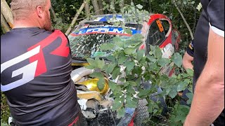 Secto Rally Finland 2024 HIGHLIGHTS  Action amp Kalle Rovanperä crash rescue [upl. by Armilda]