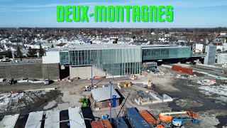 DeuxMontagnes REM Station Progress  March 2024 [upl. by Donielle]