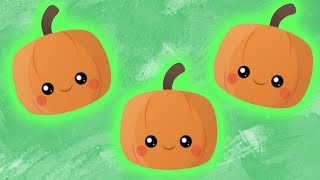 Ten Little Pumpkins  Childrens Halloween Song  Sweetly Spun Music with Peanut [upl. by Itaws]