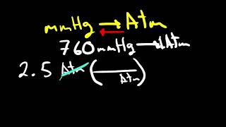 ✍ mmgh a atm ¿COMO CONVERTIR mmhg a Atm ✍ [upl. by Suertemed]