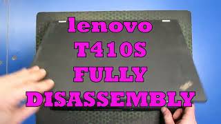 Lenovo T410S fully disassembly [upl. by Idnym]