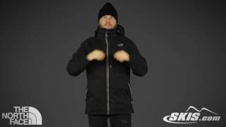 2017 The North Face Gambit Mens Jacket Overview by SkisDotCom [upl. by Ellekim818]