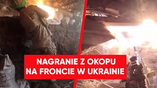 Polak pokazał piekło frontu w Ukrainie Moment walki w okopach [upl. by Clemence]