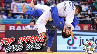 TOP IPPONS  Baku Judo GS 2023 [upl. by Leverick]