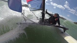 Hobie 16 in the swell [upl. by Carbone]