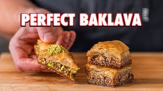 Easy Authentic Baklava At Home 2 Ways [upl. by Eisdnyl]