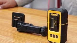 DeWalt  Detector de Laser para Nível com alcance de 50 metros DW0892 [upl. by Beitris]