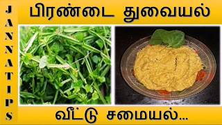 30 வயதுக்கு மேல் ஏற்படும் மூட்டு வலிக்கு பிரண்டை துவையல்HOW TO MAKE PIRANDAI THUVAYAL IN JANNA TIPS [upl. by Eintirb]