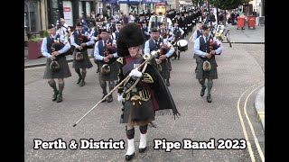 Perth amp District Pipes amp Drums  The Barnyards of Delgaty [upl. by Purcell]