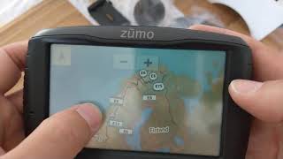 Garmin Zumo 595LM Europa Navigationsgerät unboxing  Garmin Zumo 595LM [upl. by Eentroc]