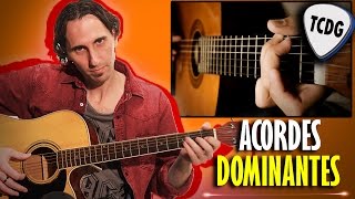 Como Tocar Acordes De Guitarra Acústica Para Principiantes 2 Dominantes 7 TCDG [upl. by Emmaline126]