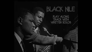 Black Nile  play along track with written solo [upl. by Carvey]