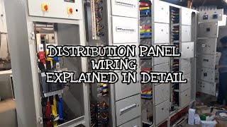 Switchgear Main LT Distribution Panel Making and Wiring step by step  Electrical panels [upl. by Theodore]