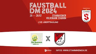 FAUSTBALL DM 2024  Viertelfinale 3 TSV Dennach  MTV Wangersen [upl. by Hephzibah42]