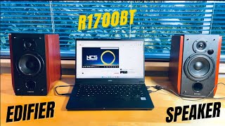 Edifier r1700bt Bluetooth bookshelf speakers Review and Unboxing Edifier r1700bt Sound test Hindi [upl. by Cheria]