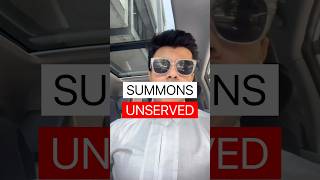 Summons Unserved success lawyer viralshorts youtubeshorts [upl. by Lothario154]